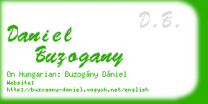 daniel buzogany business card