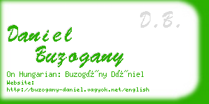 daniel buzogany business card